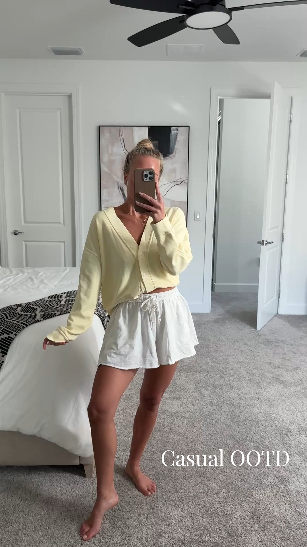 Casual ootd - new lounge cardigan from target & my favorite ever lounge shorts are back in 4 colors!! 

#LTKootd