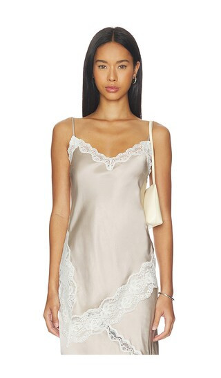 Lovers and Friends Vallin Top in Taupe. - size M | Revolve Clothing (Global)