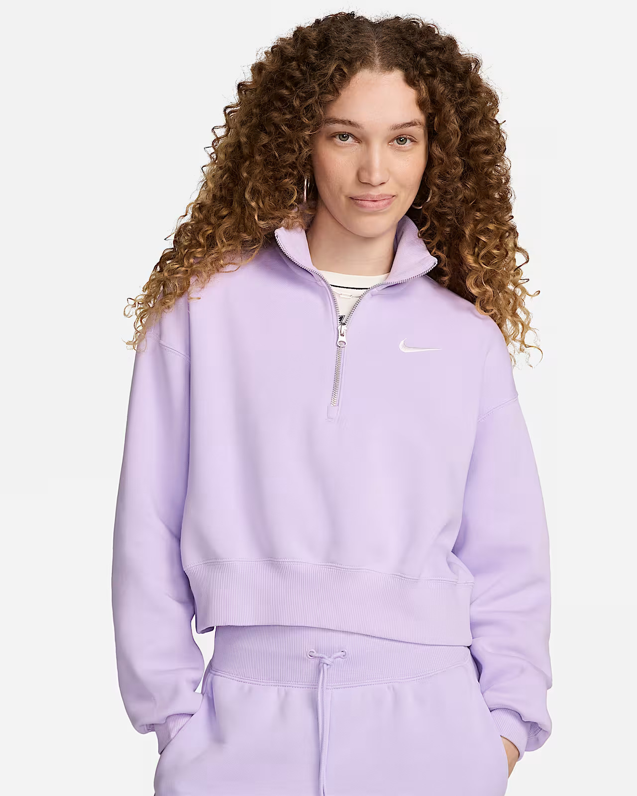Women's 1/2-Zip Cropped Sweatshirt | Nike (US)