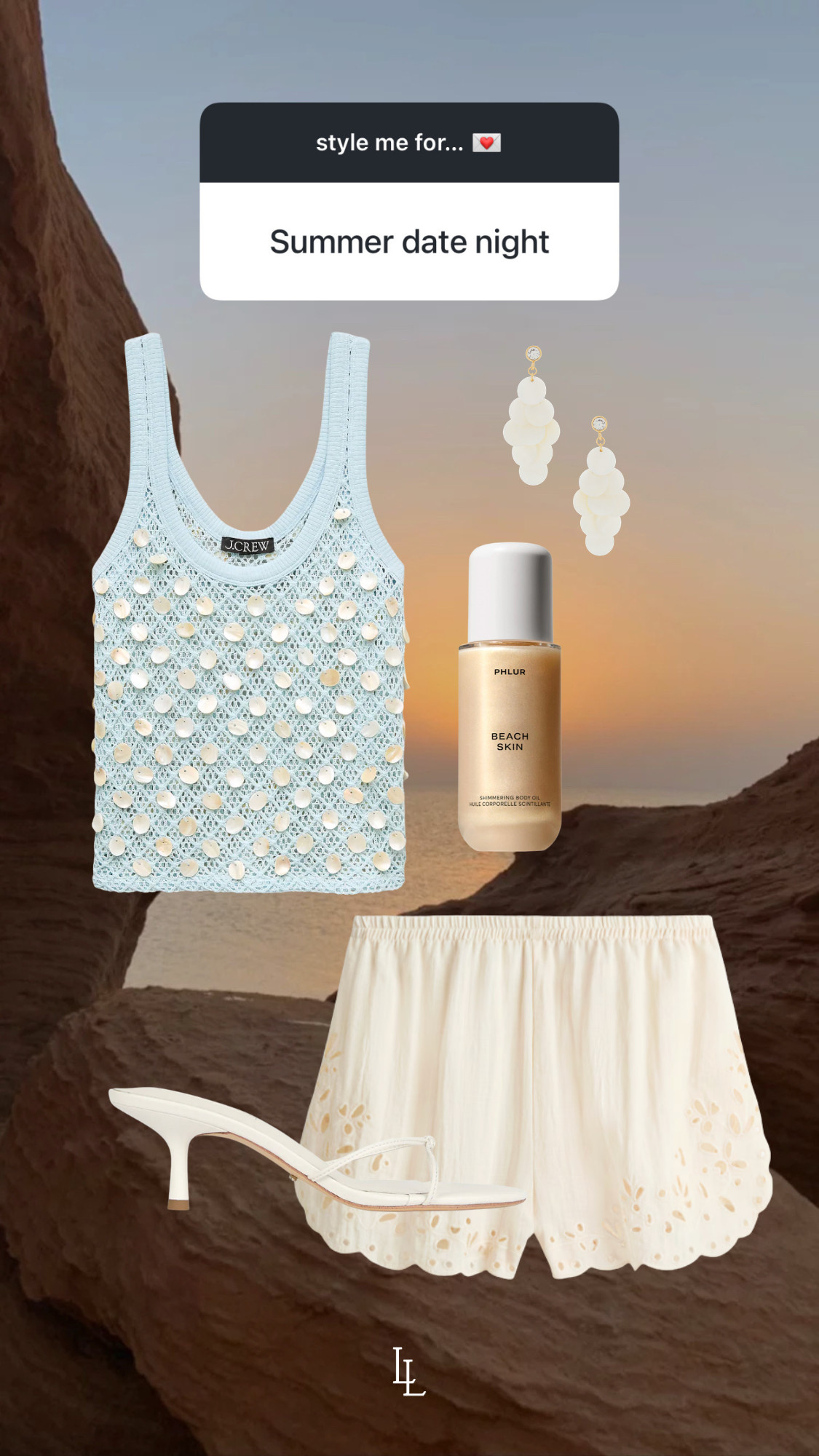 style inspo for a summer date night! Love a fun top with shorts and a kitten heel for an elevated look!  

 #LTKdayinmylife #LTKgrwm #LTKootd