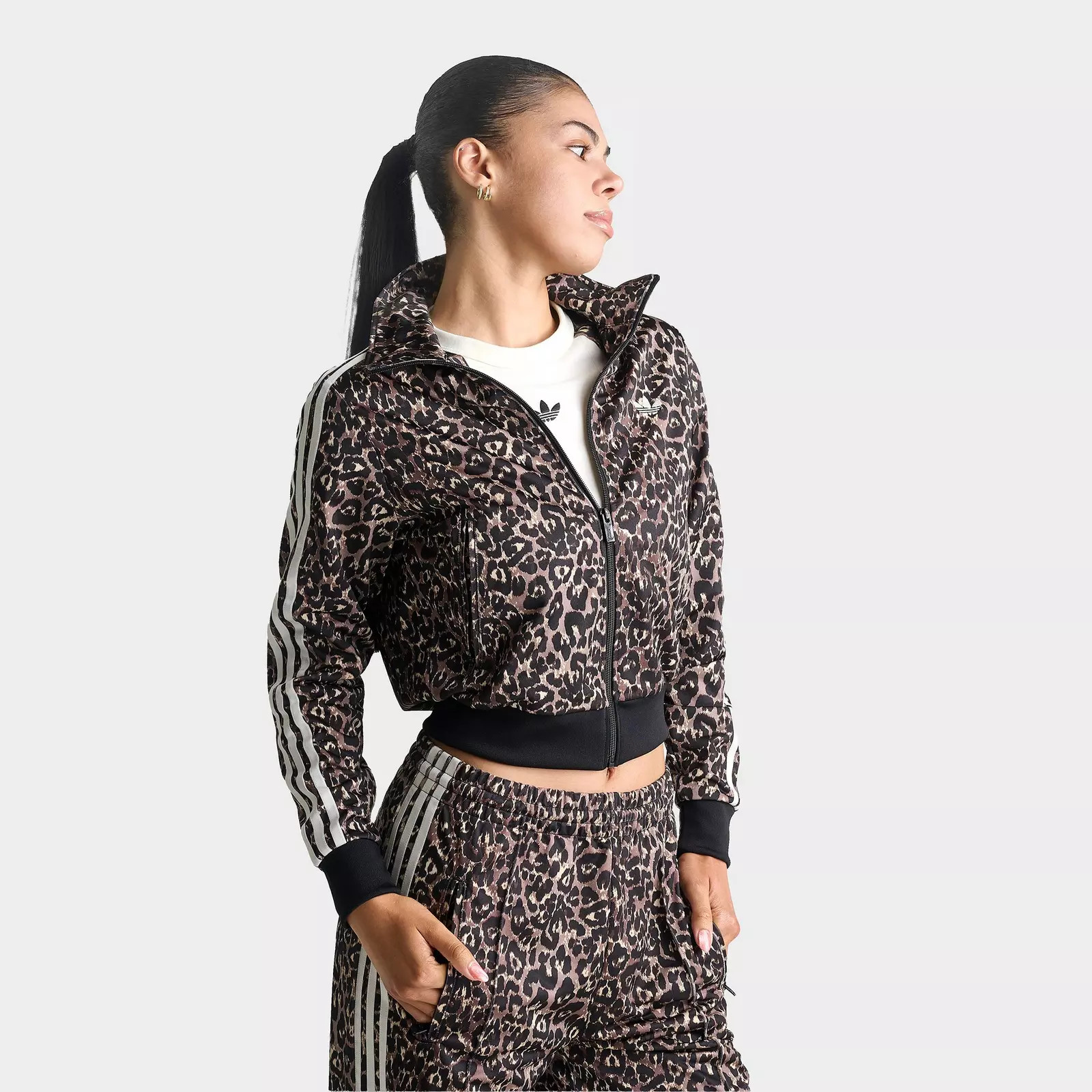 Women's adidas Originals Firebird Leopard Print Track Jacket | JD Sports (US)
