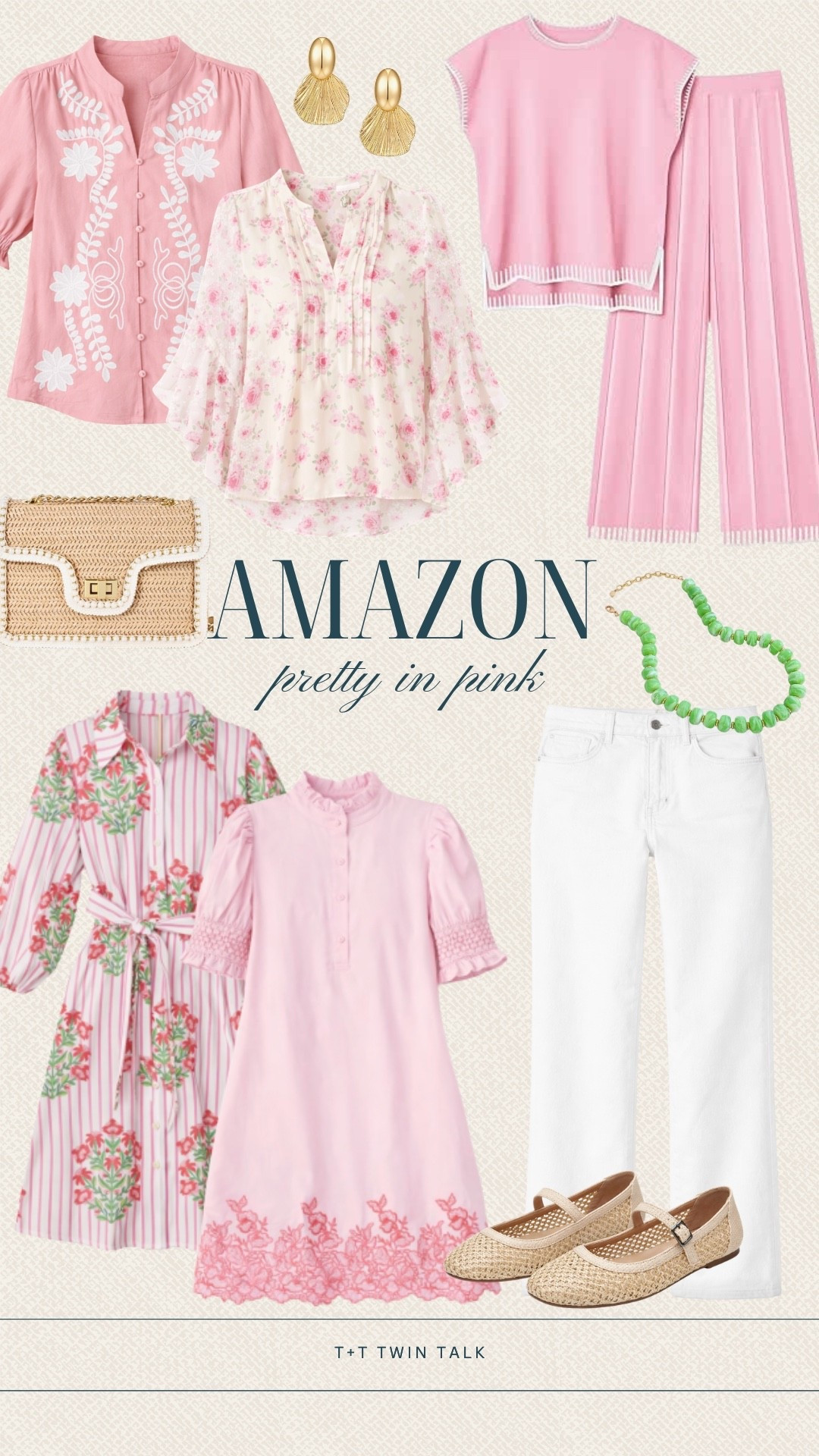 Here are some Amazon pink pieces we are loving right now! These pieces mix classic styles with fun color. Perfect to wear for spring days, brunch, or a casual night out.

#LTKHome #LTKOver40 #LTKSeasonal