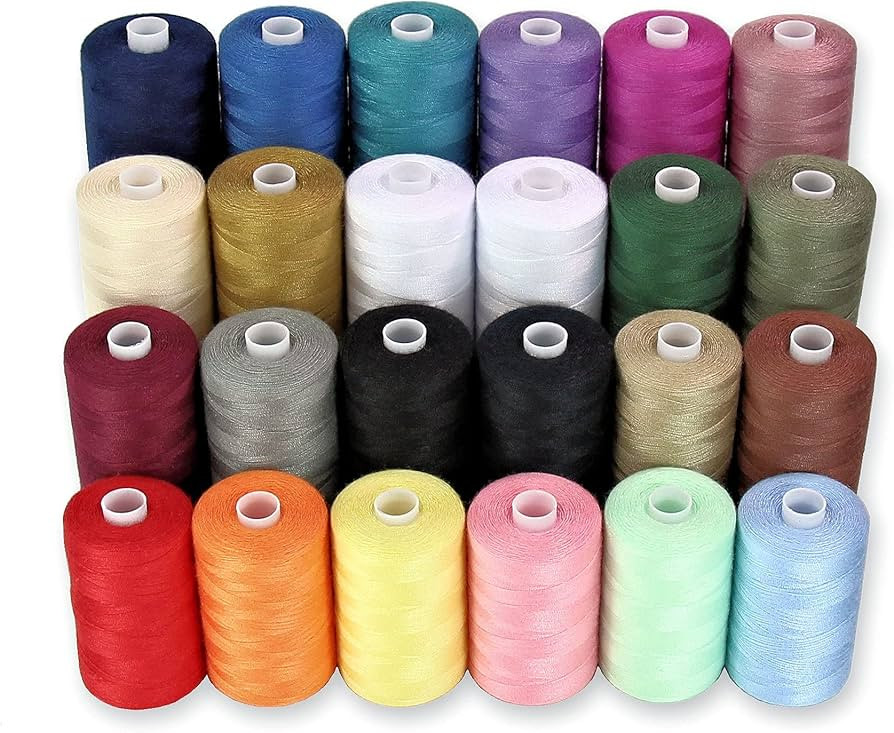 Sewing Thread-24 Spools of Polyester Thread for Sewing Machine for Beginners, Hand Stitching & Qu... | Amazon (US)
