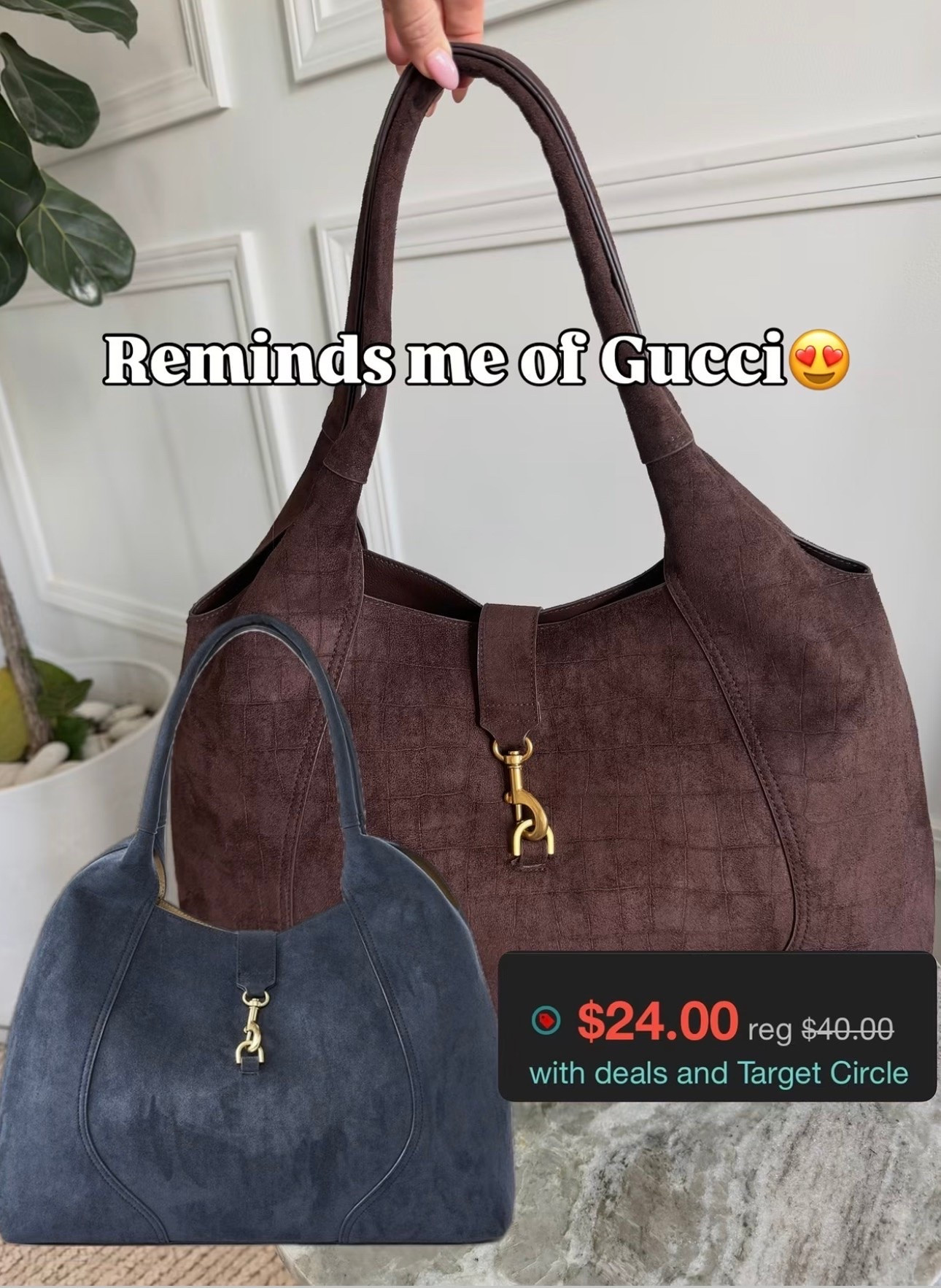 This @Target bag reminds me of Gucci!!