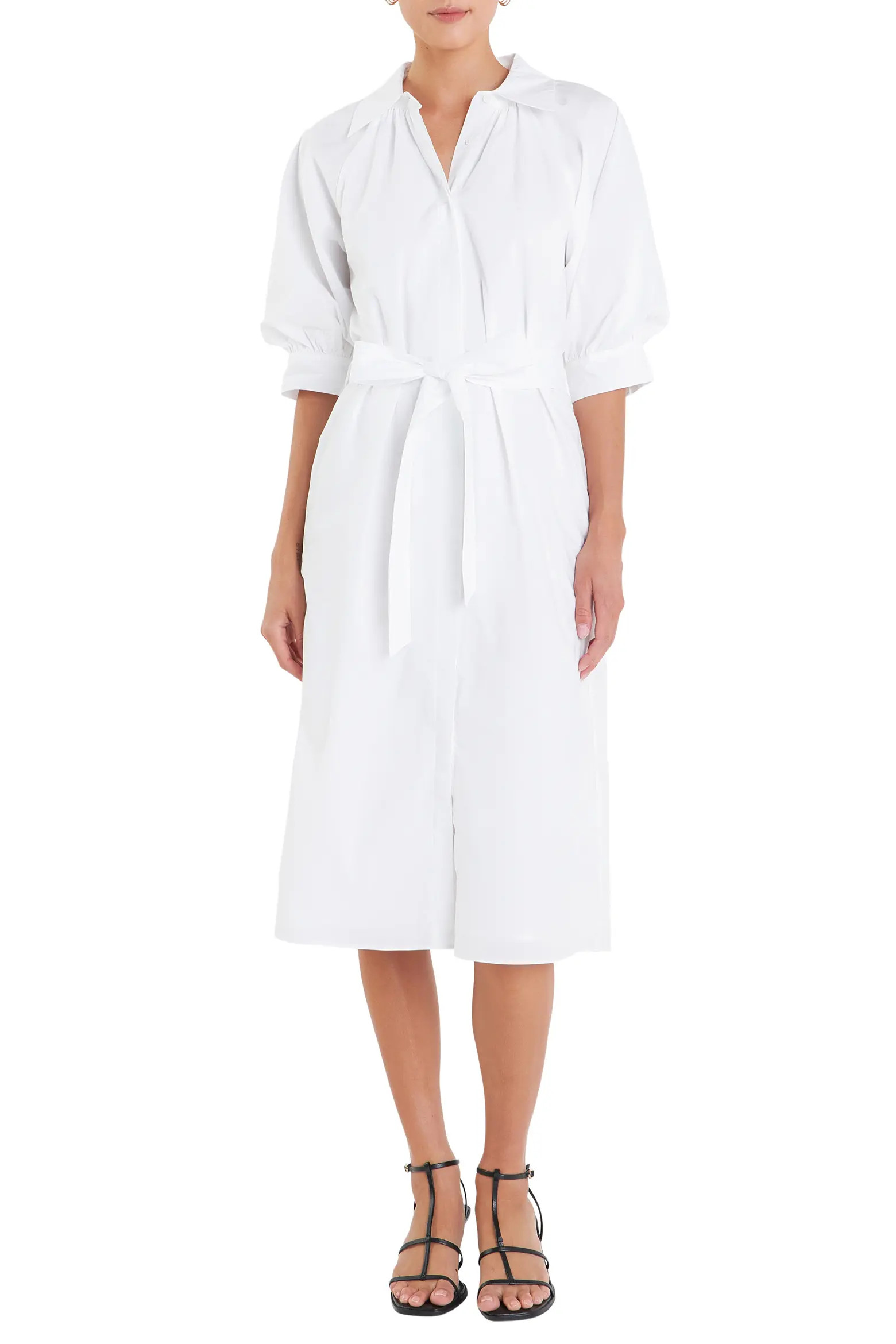 Tie Belt Shirtdress (Women) | Nordstrom | Nordstrom