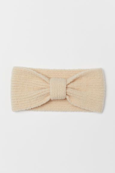 H & M - Knit Headband - Beige | H&M (US + CA)
