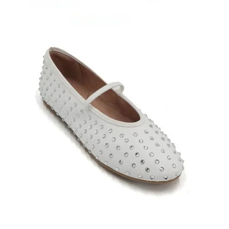 No Boundaries Women's Studded Mary Jane Shoes, Sizes 6-11 | Walmart (US)