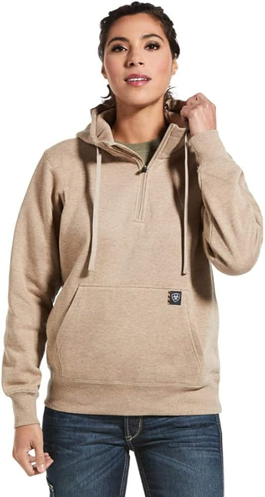 ARIAT Women's Rebar Skill Set 1/2 Zip Hoodie | Amazon (US)
