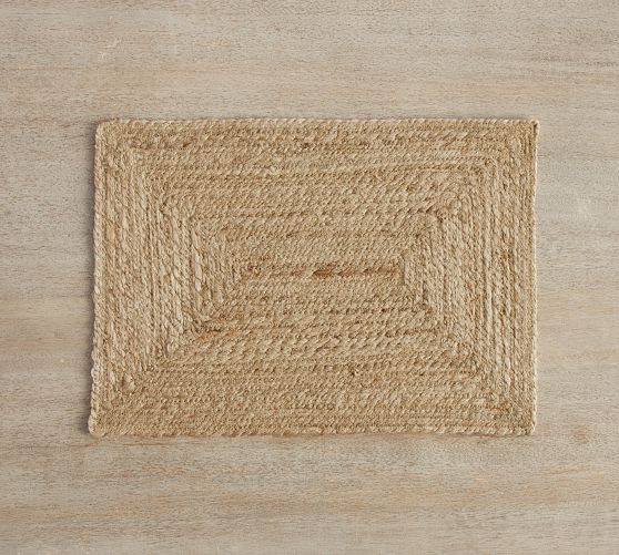 Colton Jute Rectangular Placemats - Set of 4 | Pottery Barn (US)