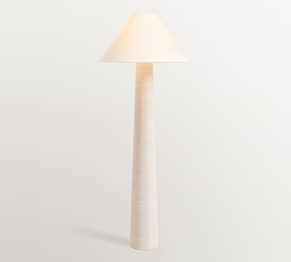 Harbor Rattan Floor Lamp (58") | Pottery Barn (US)