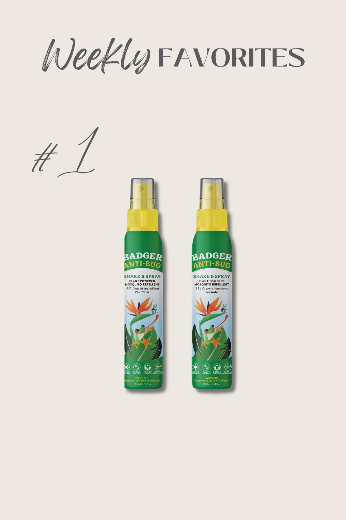 Non toxic, deet free bug spray for families and kids 

#LTKSeasonal #LTKActive #LTKSummerEdit