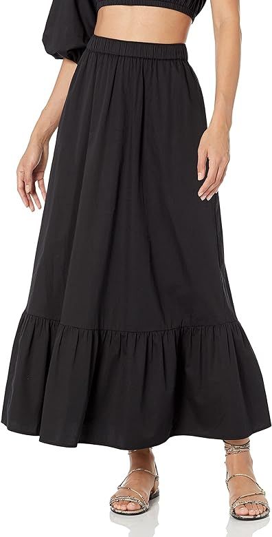 The Drop Women's Anupa Cotton Tiered Midi Skirt | Amazon (UK)