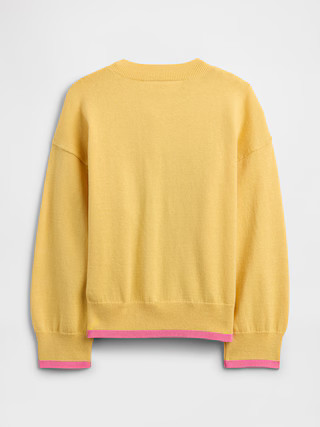 babyGap × Disney Minnie Mouse Relaxed Intarsia Sweater | Gap Factory