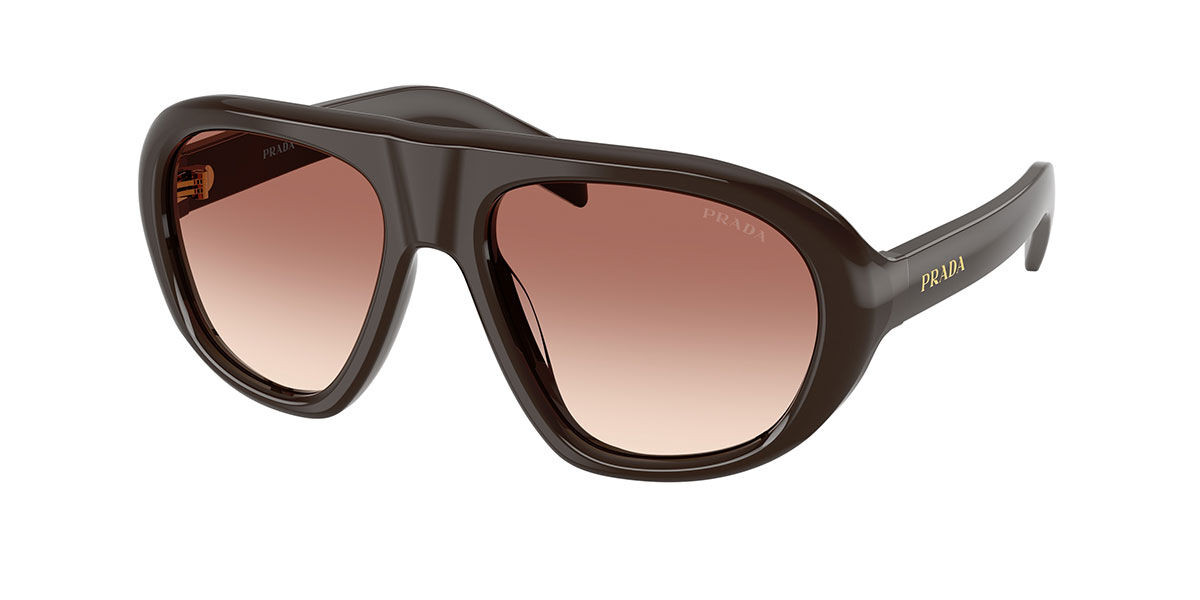 Prada PR C05S 27I70X Women’s Sunglasses Brown Size 57 | SmartBuyGlasses Global