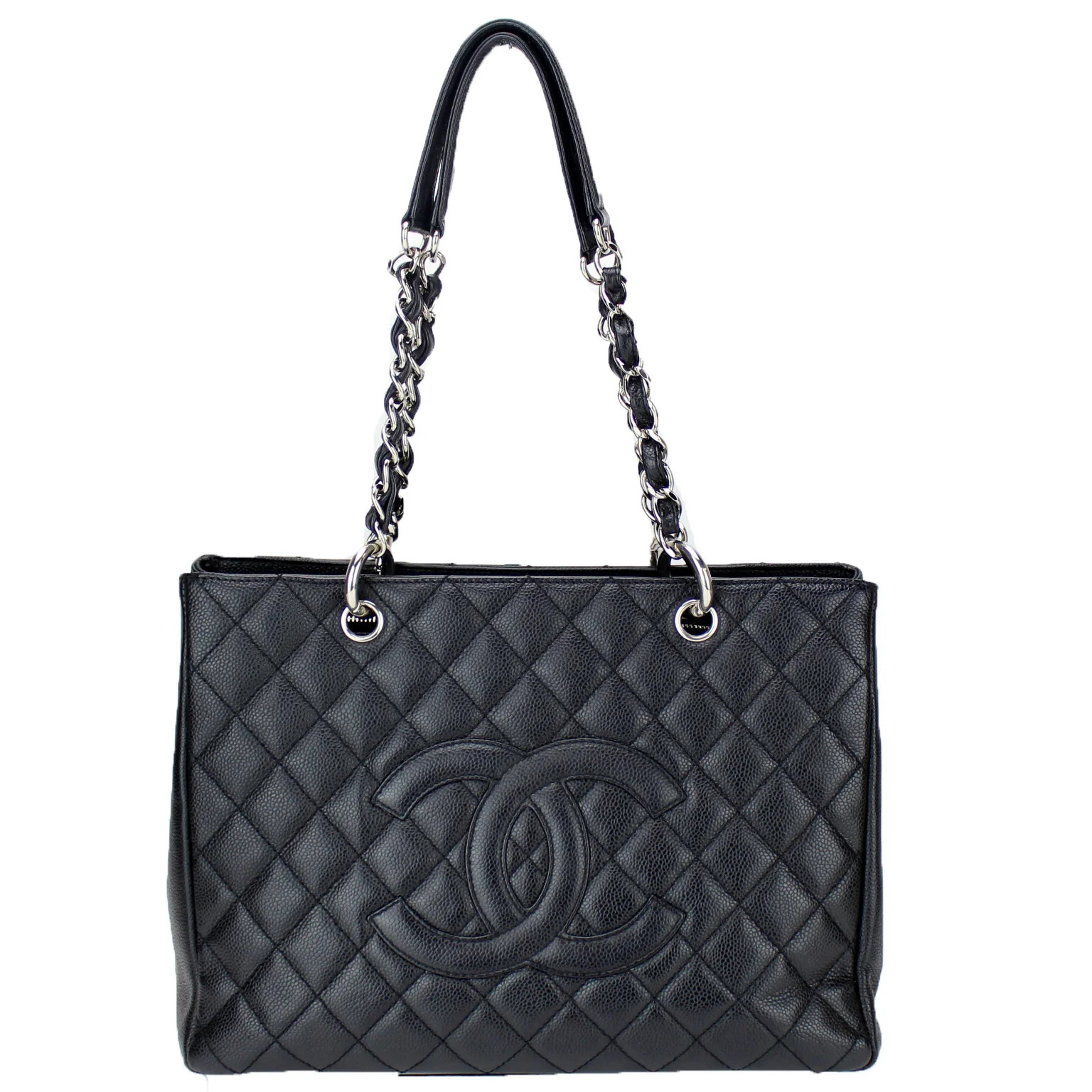 Grand Shopping Tote Caviar Leather (PL) | Keeks Designer Handbags