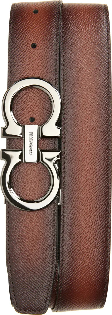 Double Gancio Reversible Leather Belt | Nordstrom
