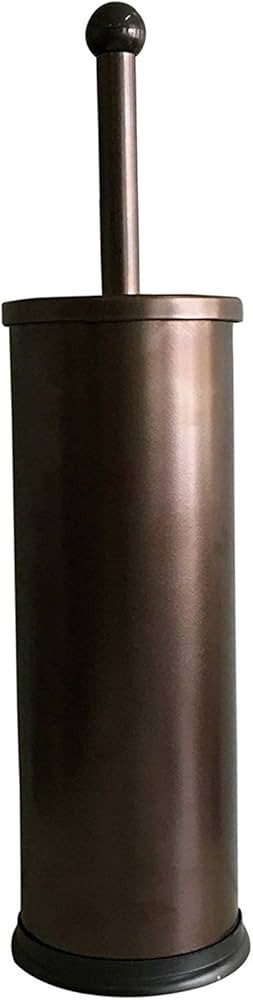 HUJI Rust Resistant Bronze Toilet Brush Holder with Lid Perfect Bathroom Bowl Cleaning Set Gift f... | Amazon (US)