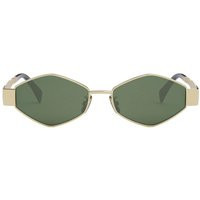Celine Sunglasses Cl40254 U 30 N Triomphe Gold/Dark Gray Unisex | Balardi (US & Canada)