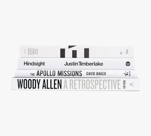 Modern Dust Jacket ColorStak Books - Set of 4 | Pottery Barn (US)