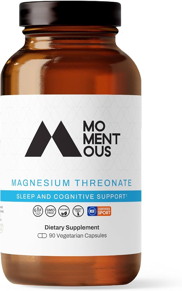 Momentous Magnesium Threonate Capsules, 30 Servings | Amazon (US)