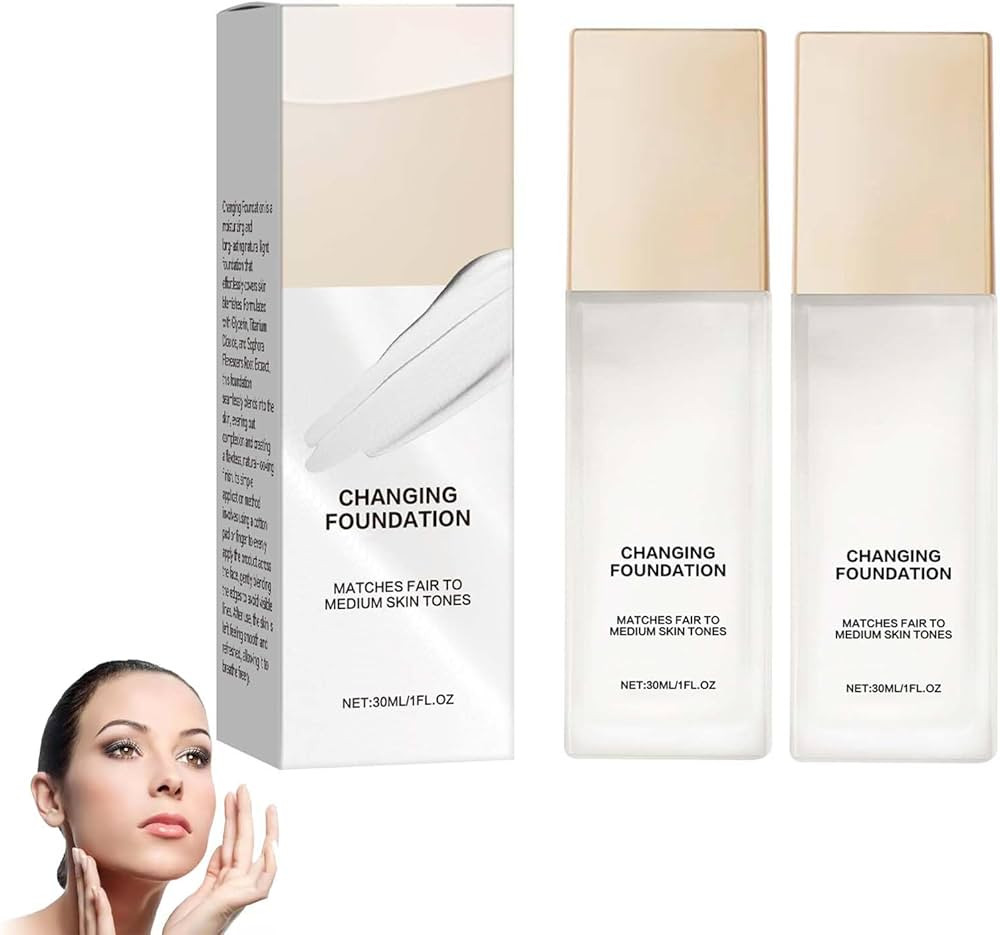 Luxe Color Changing Foundation for Mature Skin Smart Makeup,Hydrating Lightweight Repair Cream, N... | Amazon (US)