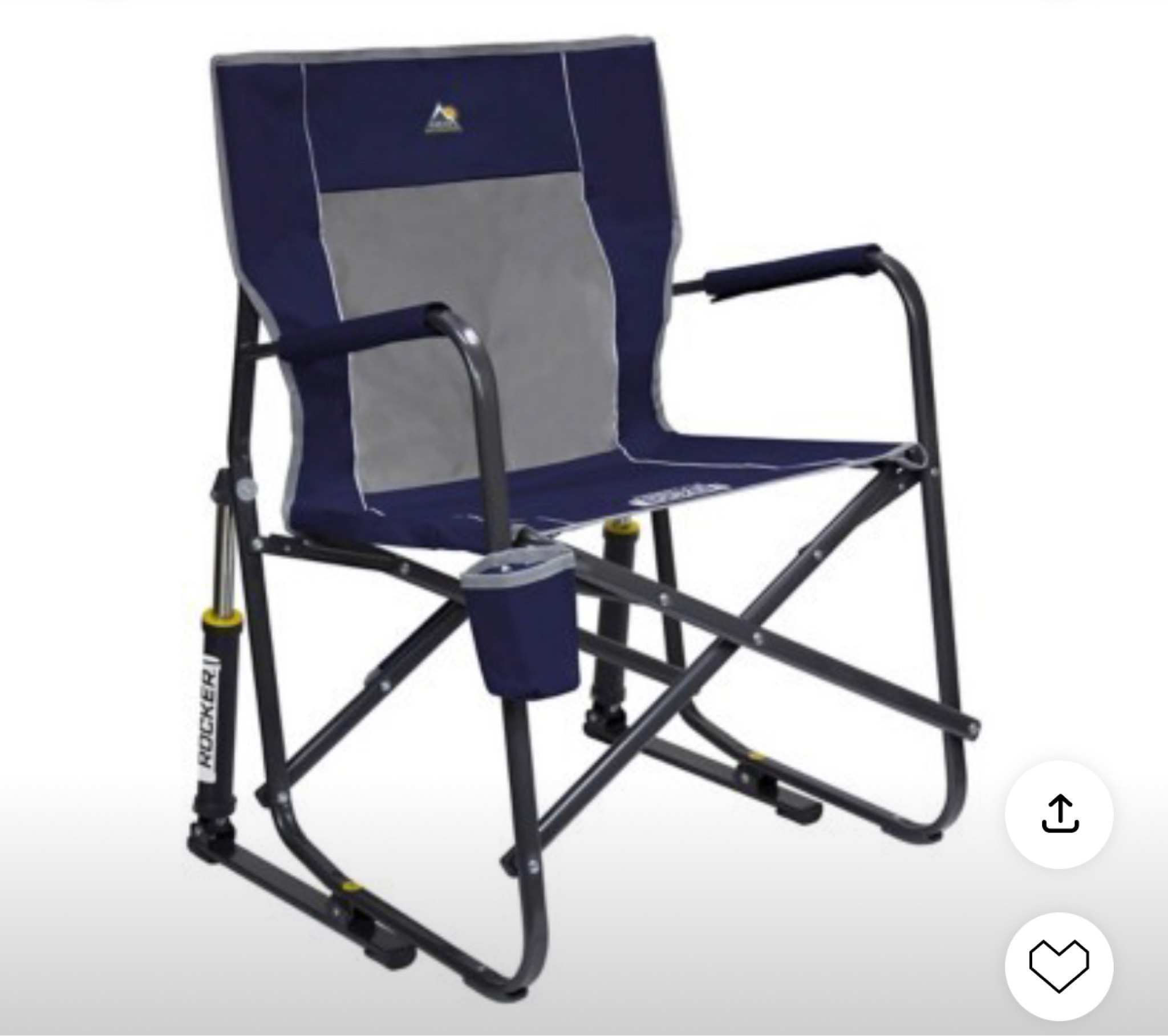 Freestyle rocker Outdoor rocking chair rocking lawn chair with cup holder 

#LTKSeasonal #LTKfindsunder100 #LTKhome