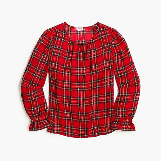 Tartan button-neck top with rufflesItem BD268 
 Reviews
 
 
 
 
 
5 Reviews 
 
 |
 
 
Write a Rev... | J.Crew Factory