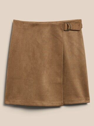 Vegan Suede Mini Skirt | Banana Republic Factory