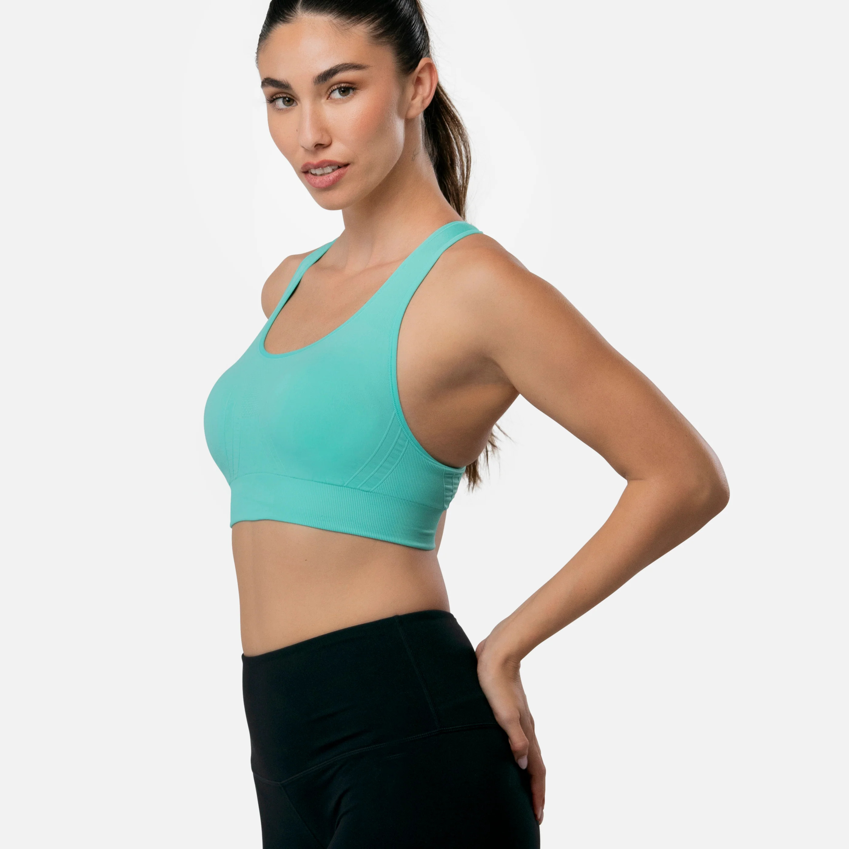 The Nowsunday Racerback Sports Bra (Sewn In Pads) | Underoutfit