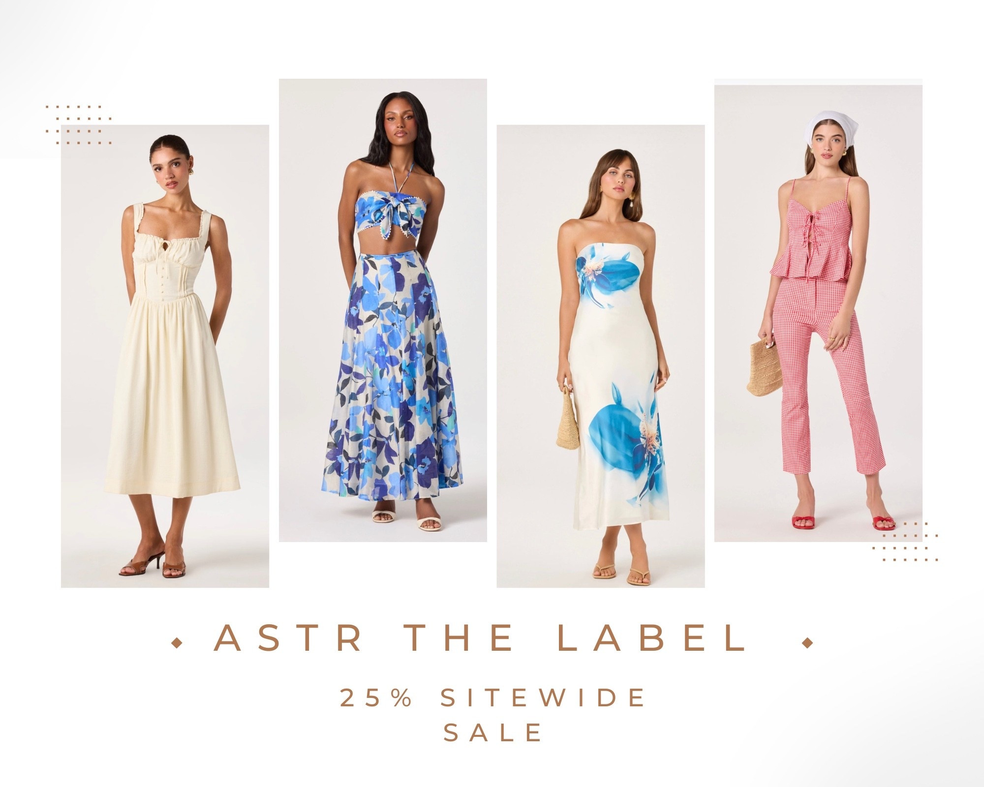 🚨 Summer style alert! ☀️✨

If you’ve been eyeing that dress, matching set, or vacation outfit… this is your sign. ASTR the Label is 25% OFF sitewide, and the pieces are giving effortless, elevated summer vibes. From brunch dates to beach dinners and weddings, now is the time to grab your favorites before they’re gone.

Trust me—you don’t want to be the one saying, “I should’ve bought it!” 💛

#ASTRTheLabel #SummerStyle #VacationOutfits #LTKStyle #SummerFashionFinds

#LTKOver40 #LTKSeasonal #LTKootd