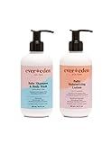 Evereden Baby Wash and Baby Lotion With Coconut Oil & Calendula Oil - Lotion w/Jasmine, Aloe & Shea  | Amazon (US)