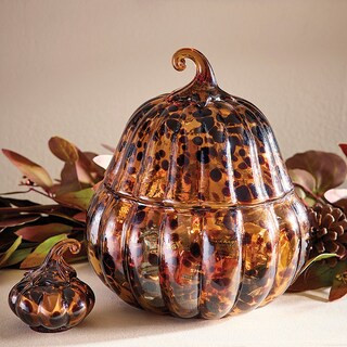 Tortoise Glass Pumpkin Candy Dish - Ballard Designs | Ballard Designs, Inc.