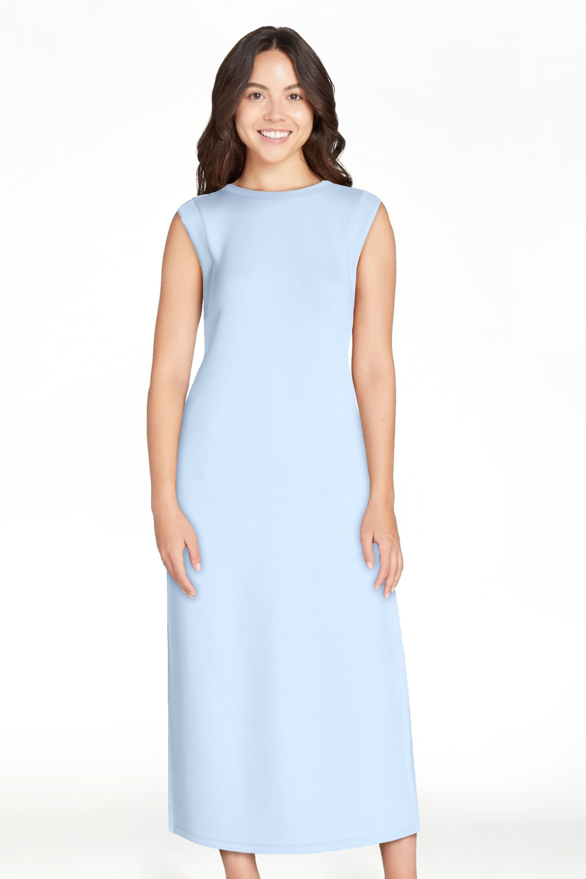 Scoop Women's and Women's Plus Scubaknit Sleeveless Maxi Dress, Sizes XS-4X | Walmart (US)