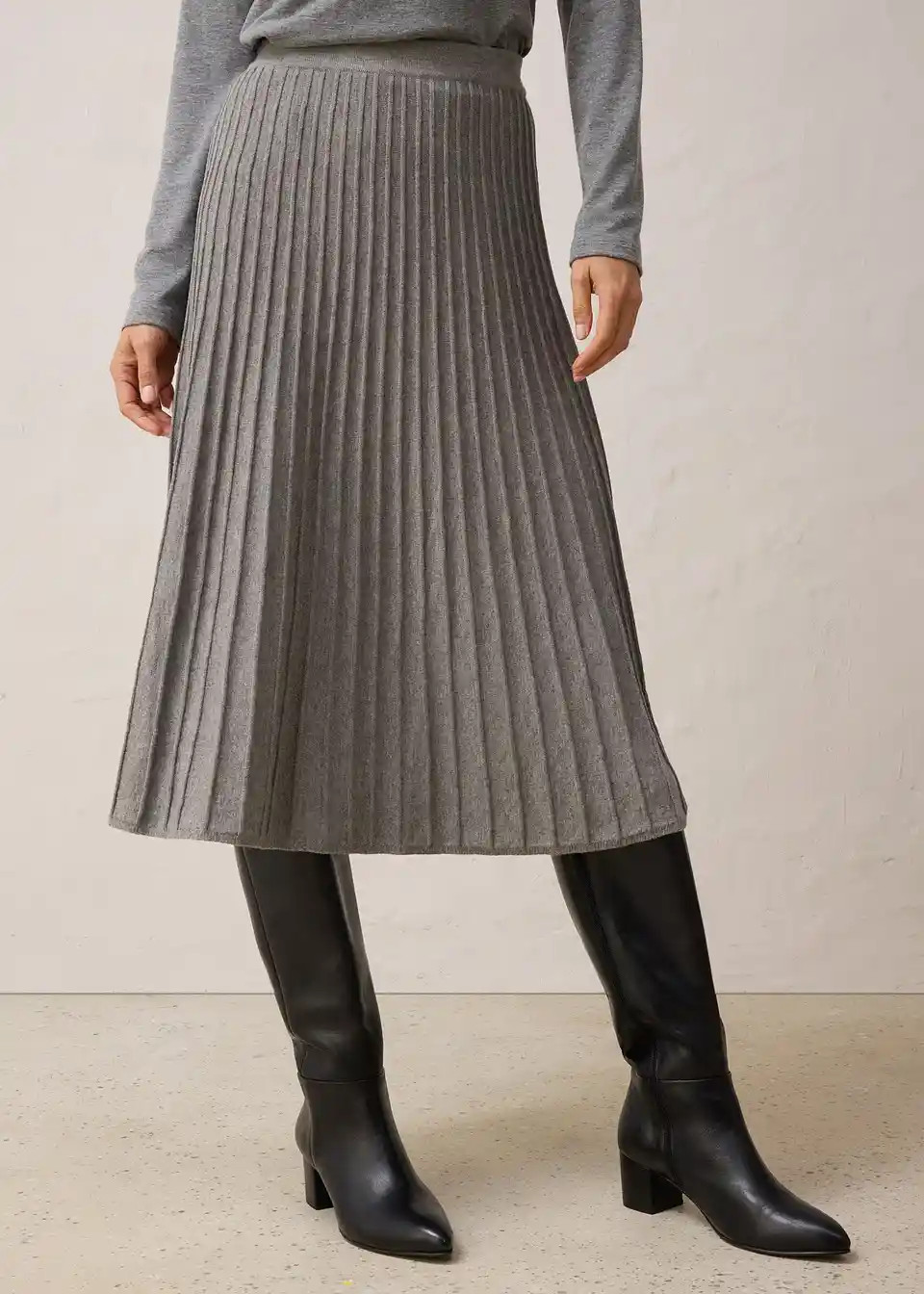 Strickrock mit Merinowolle | Bonprix DE