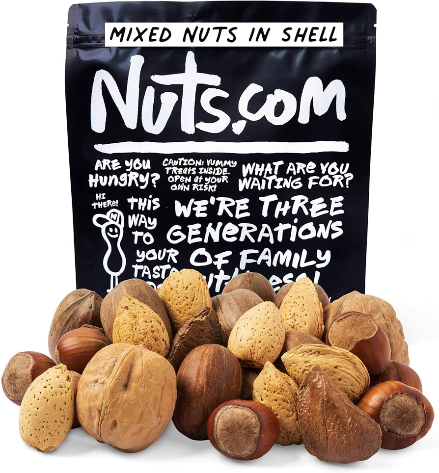 Nuts.com – Mixed Nuts in Shell – 2 Lb Bag, Healthy Snack Sampler, Includes Premium Walnuts, A... | Amazon (US)