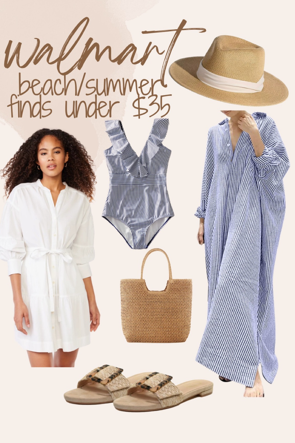 Walmart beach/summer finds under $35 
linen dress, maxi dress, summer outfit, beach outfit, resort outfit, bathing suit, one piece, beach hat, beach outfit under $35

#LTKSeasonal #LTKunder50 #LTKsalealert