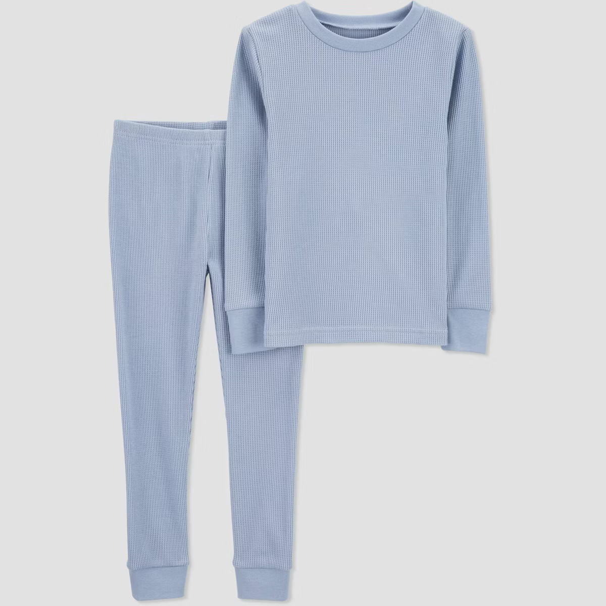 Carter's Just One You®️ Toddler Boys' 2pc Snug Fit Solid Pajama Set - Blue 2T | Target