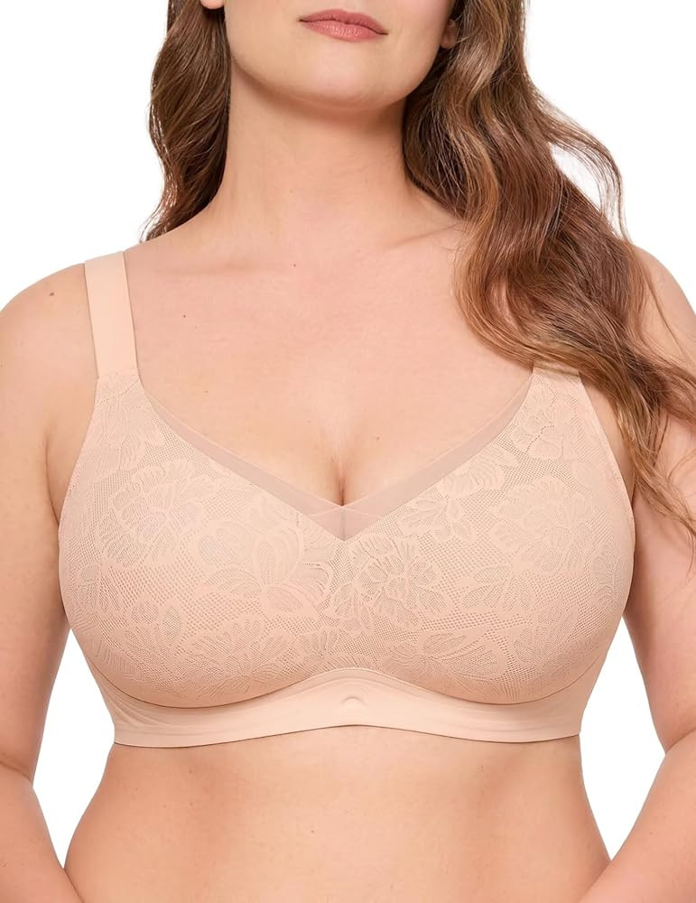 Vertvie Wireless Jelly Bra Seamless Supportive Crossover | Amazon (US)