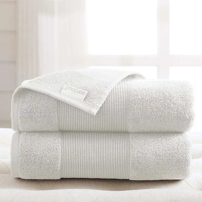 Air Cloud Oversized Bath Sheet - Set of 2 - White | Nordstrom Rack