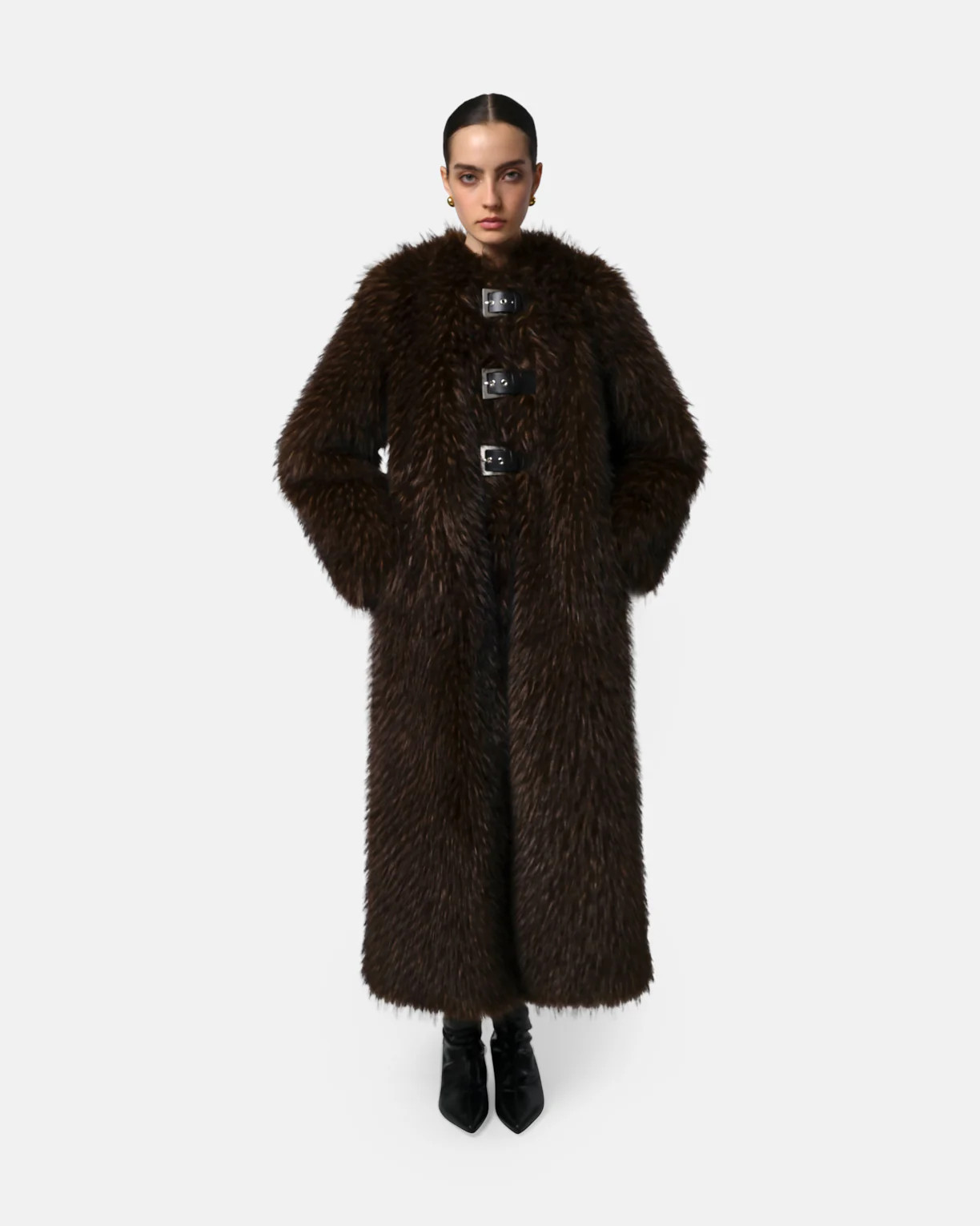 Nolwen Fox Maxi Coat | Apparis