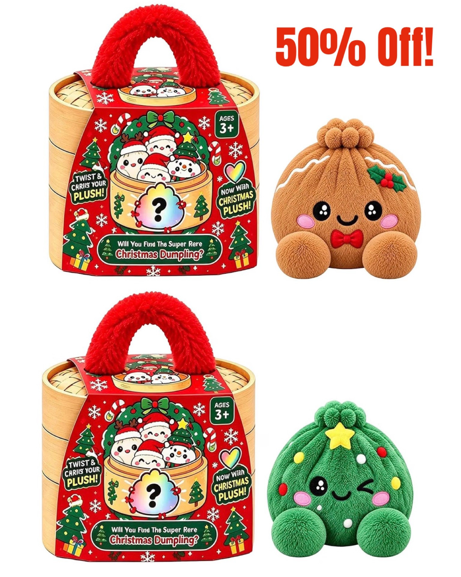 These adorable holiday dumpling stuffed animals JUST launched! They’re a stuffy version of the incredibly popular squishies, and they’re themed for the holidays! They even come in a cute carrying case - so perfect for gifting!

I have a special affiliate 50% off coupon code that works on these right now!! Use my code at checkout for an INCREDIBLE deal on these: 8W1VU6PN

#LTKSaleAlert #LTKSeasonal #LTKKids
