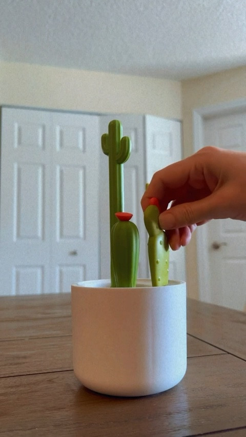 Baby bottle brush cleaner set but make it ✨CUTE✨ These little cacti are the cutest addition to your countertop! 

#FounditonAmazon #babiesandtoddlers 

#LTKhome #LTKVideo #LTKbaby