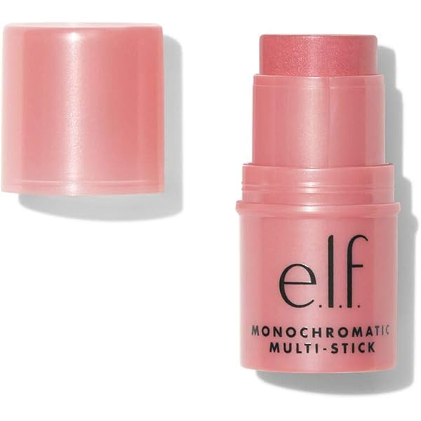 e.l.f., Monochromatic Multi Stick, Creamy, Lightweight, Versatile, Luxurious, Adds Shimmer, Easy To  | Amazon (US)