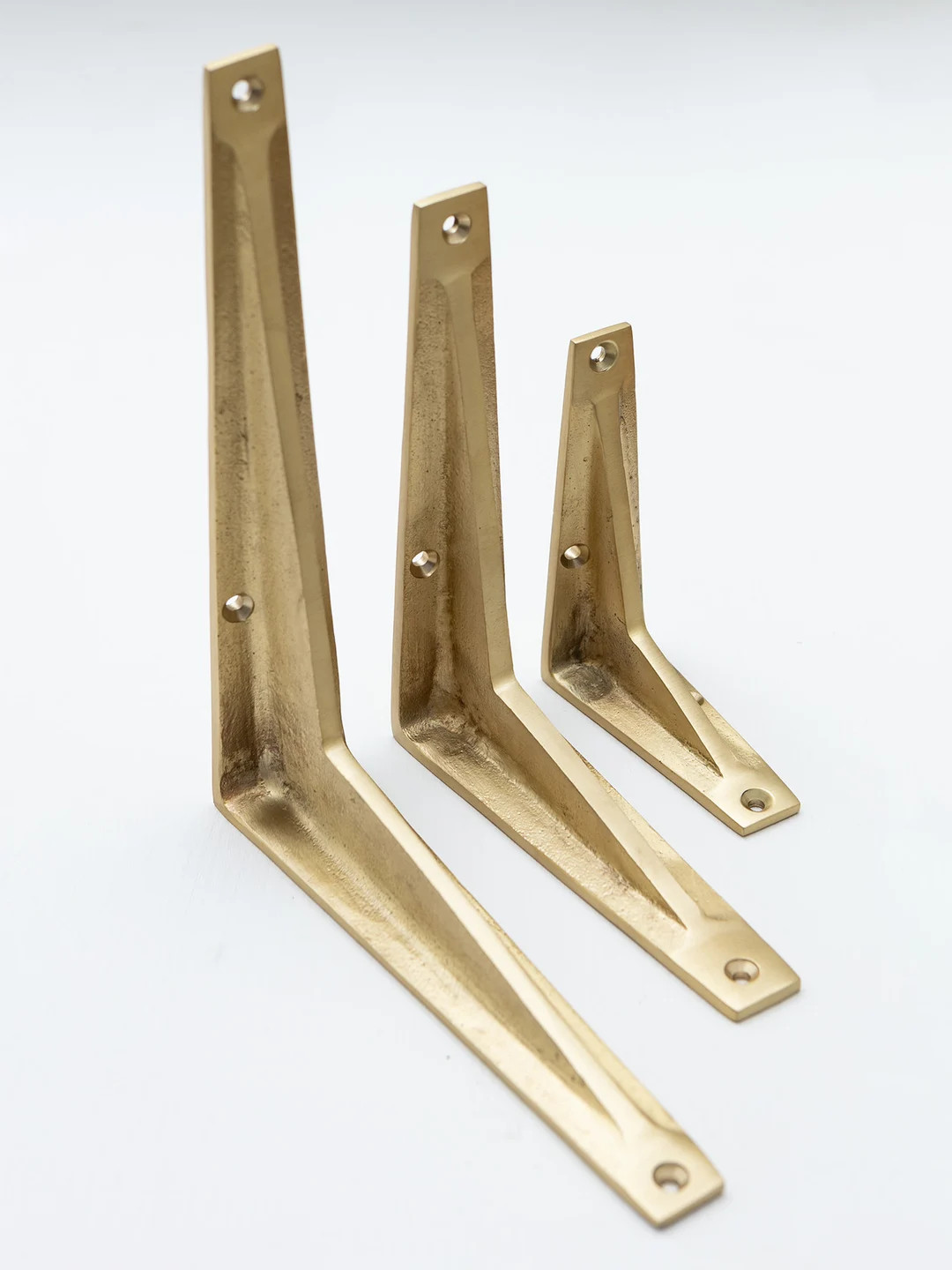 Solid Brass Shelf Bracket | Heavy Duty, Kitchen Bookshelf (sold Individually) - Etsy Canada | Etsy (Global)