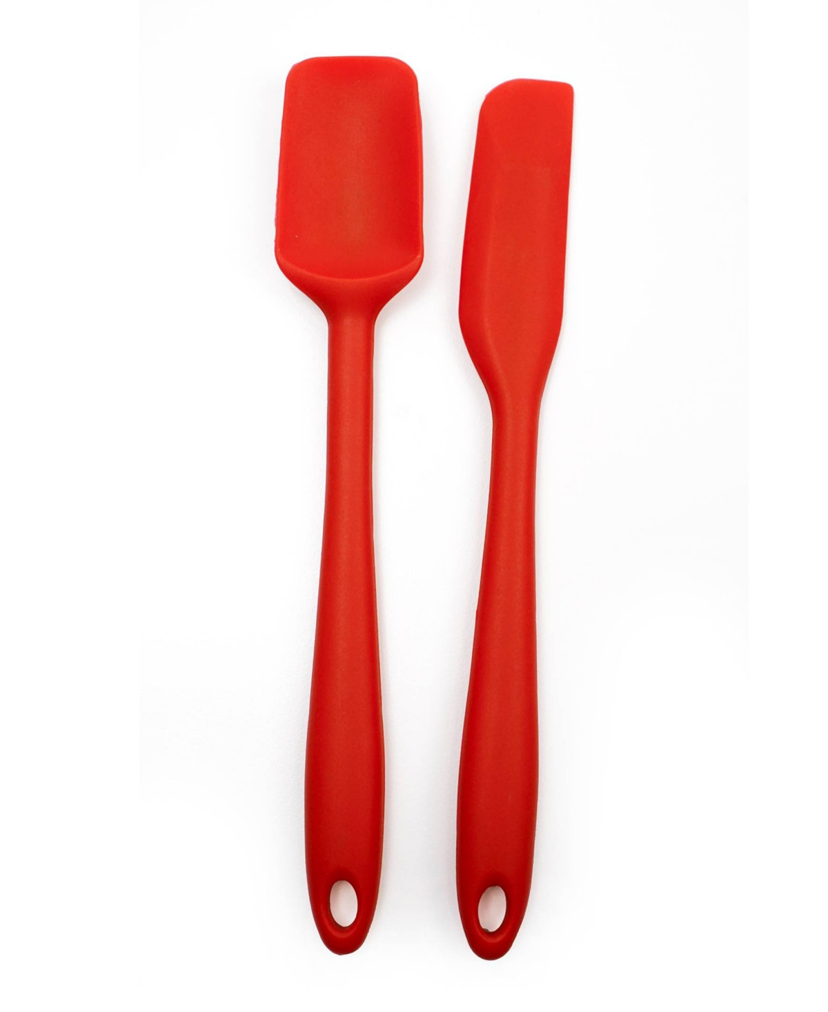 Rsvp International Silicone Coated Steel 2 Piece 8" Ela Series Red Mini Spatula Set - Red | Macy's