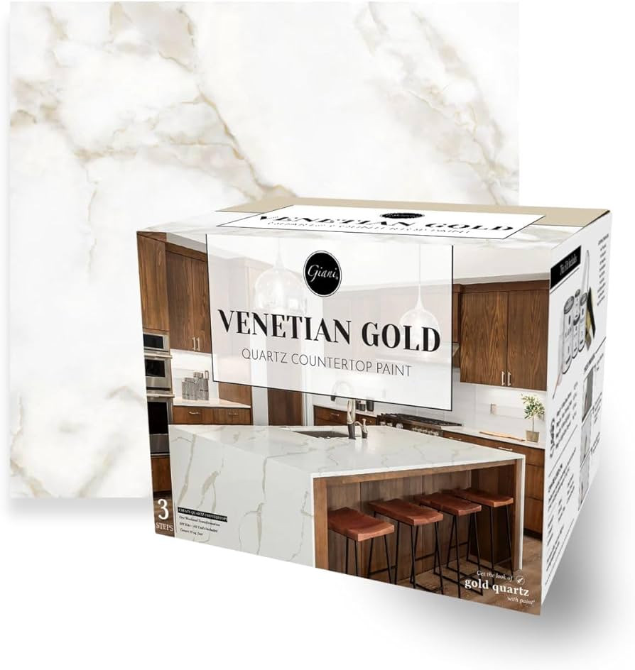 Giani Quartz Easy Epoxy Countertop Paint Kit (Venetian Gold) | Amazon (US)