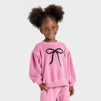Toddler Girls' Velour Sweatshirt - Cat & Jack™ | Target
