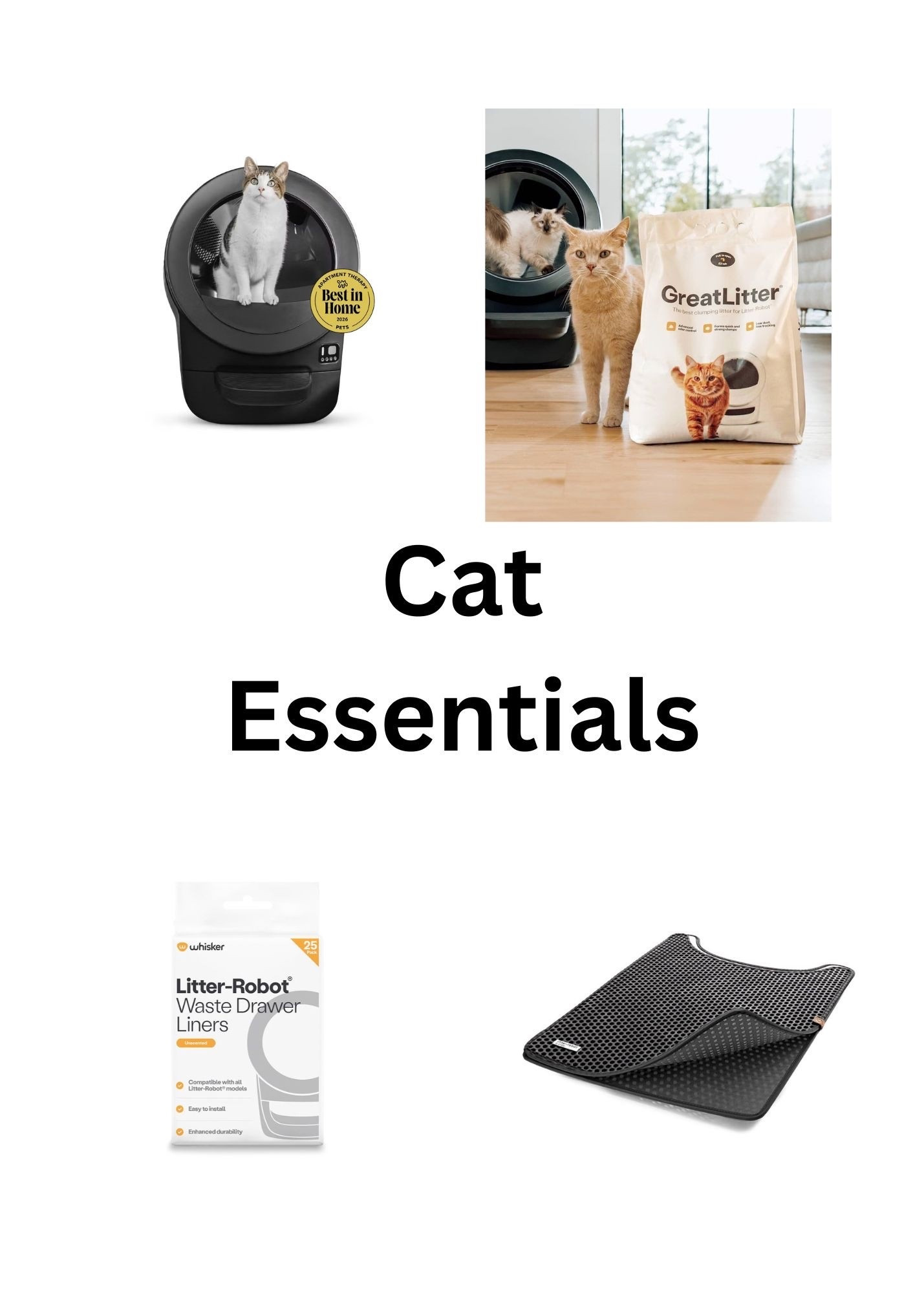 Slowly learning about cat care and trying to find easier solutions this is what I have so far…

#LTKmomlife