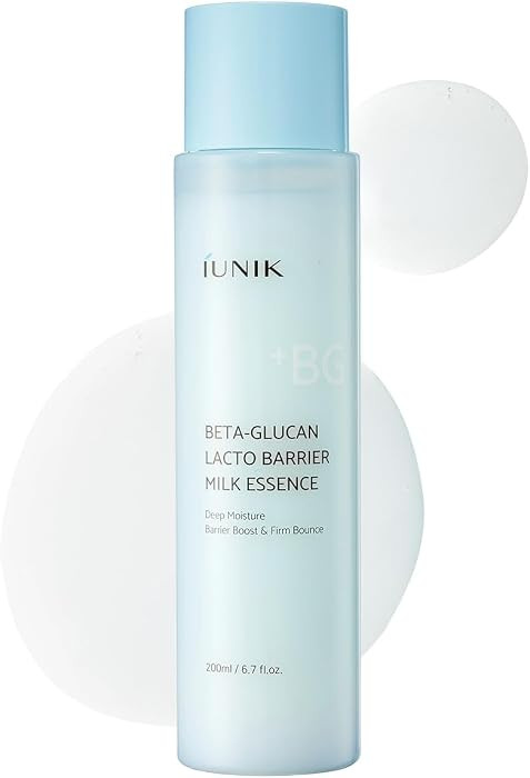 IUNIK Beta-Glucan Barrier Milky Toner Essence - Deep Hydration 6.7 fl oz | Amazon (US)