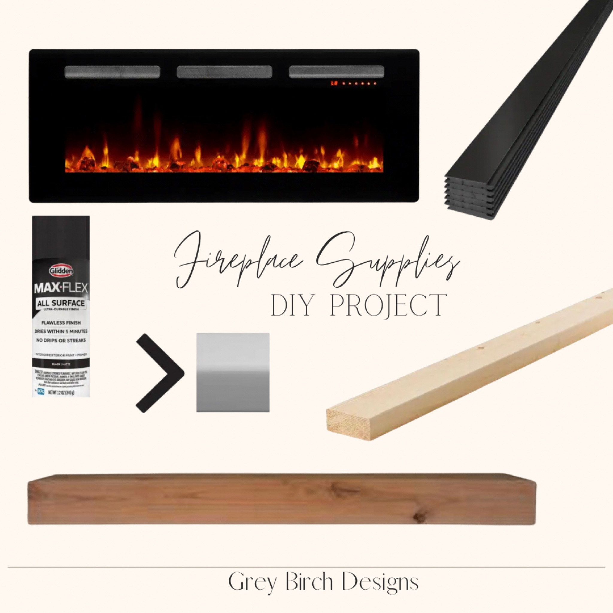 DIY Fireplace supplies 

#LTKunder100 #LTKunder50

#LTKhome
